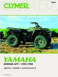 Clymer Manual For Yamaha Kodiak ATV 93-98