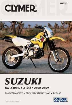 Clymer Manual For Suzuki DR-Z400E, S & SM 00-12