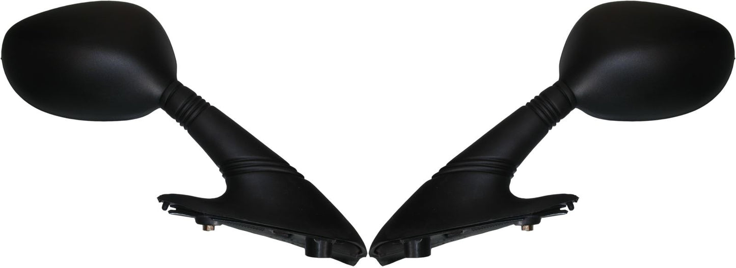 Mirrors Fairing Black Rectangle 8mm Bolt Piaggio X9 125, 180