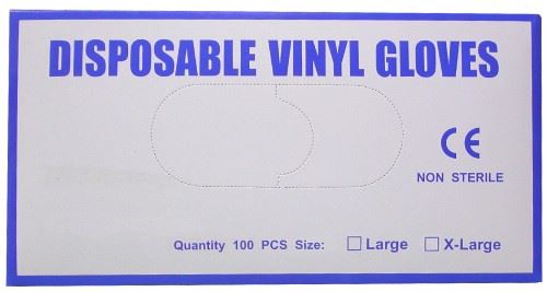 Disposable Vinyl Gloves XLarge (Per 100)