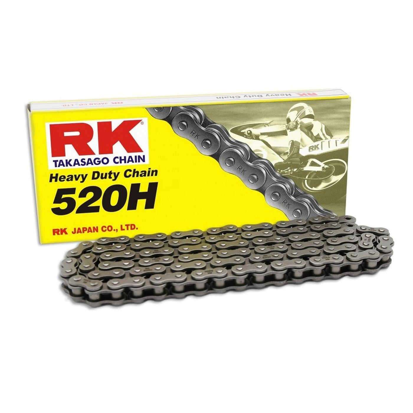 RK Chain Heavy Duty Black 520H 520-126L (34.3KN)