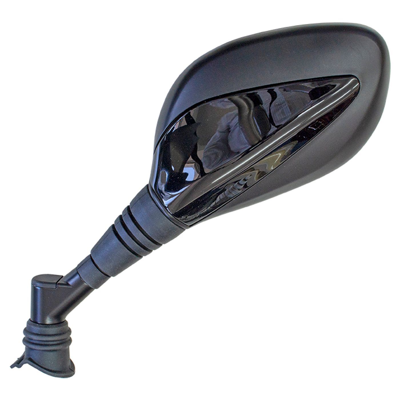 Mirror Left 10mm Black Kawasaki J125 (SC125) 16-20, J300 (SC300) 14-20 (E-Marked) OE Ref: 56001-Y001-955