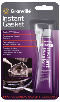Clear Bike Instant Gasket Hylosil (Per 12)