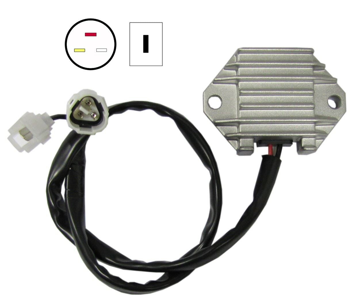 TourMax Regulator/Rectifier Yamaha WR250F 03-06, WR450F 03-06 SH712AA OE Ref: 5TJ-81960-02