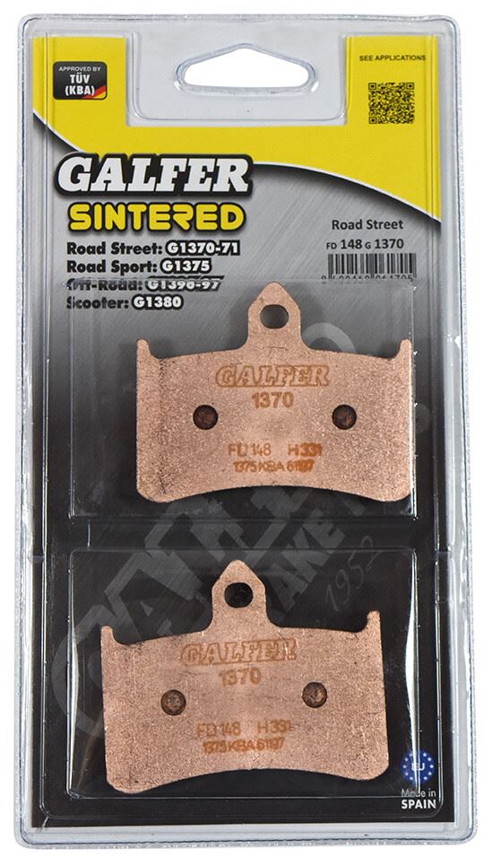 Galfer Brake Pad FD148,AD069,VD154,FA187,FA144,FDB858