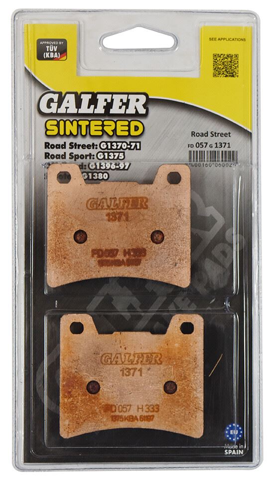 Galfer Brake Pad FD057,AD015,VD326,FA88,FDB337/R,SBS555