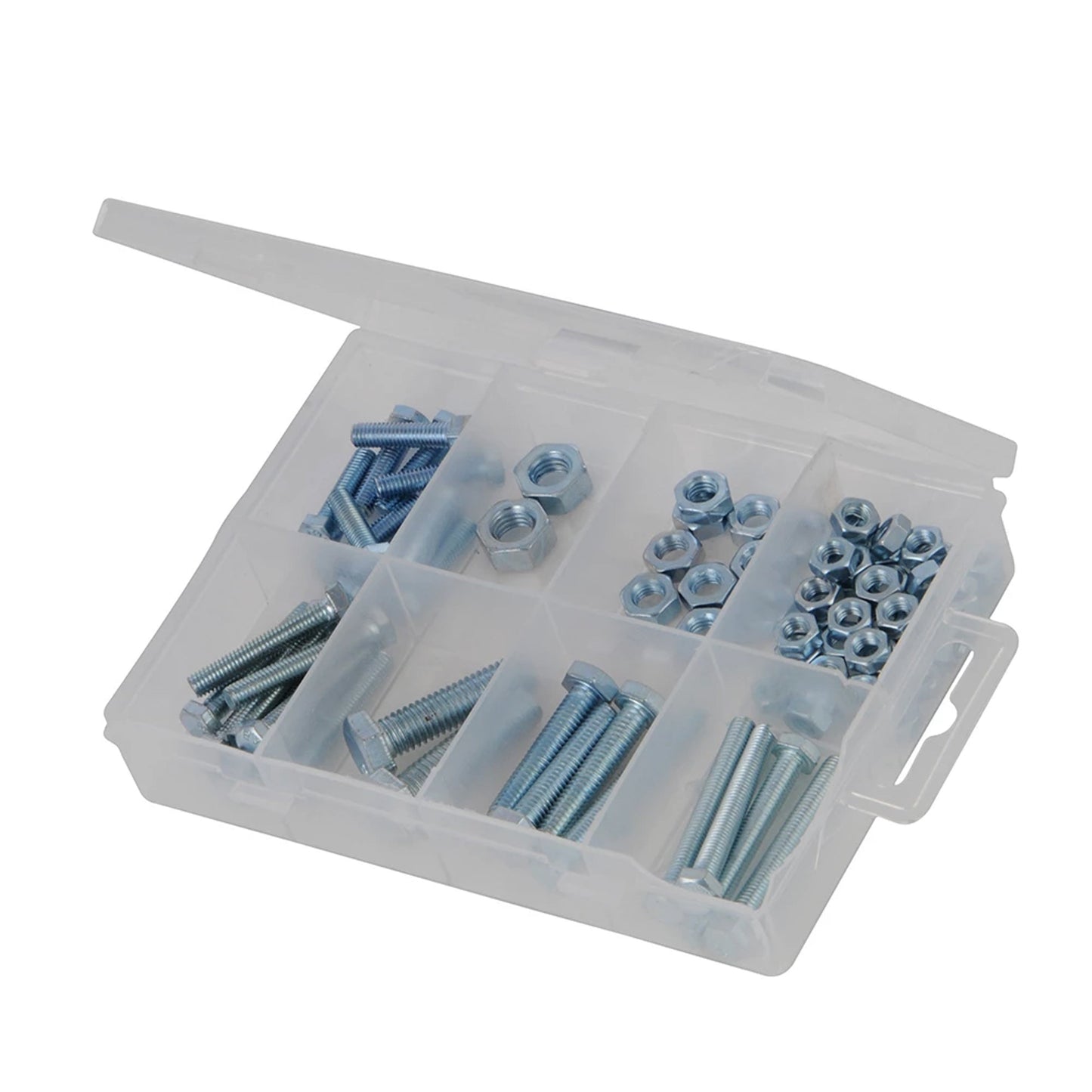 HEX BOLT+NUT PACK 75pcs, sizes between M5x20 - M8x30mm