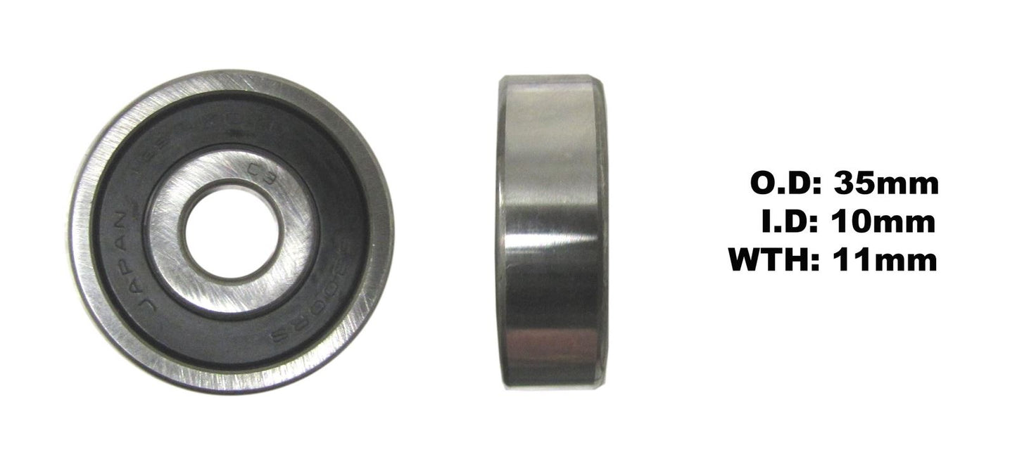 Koyo Bearing 6300-2RS-C3 (ID:10mm x OD:35mm x W:11mm)