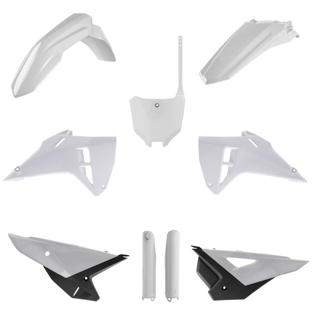 POLISPORT PLASTIC KIT + FORK GUARDS HONDA CRF250R 2025, CRF450R 2025, WHITE