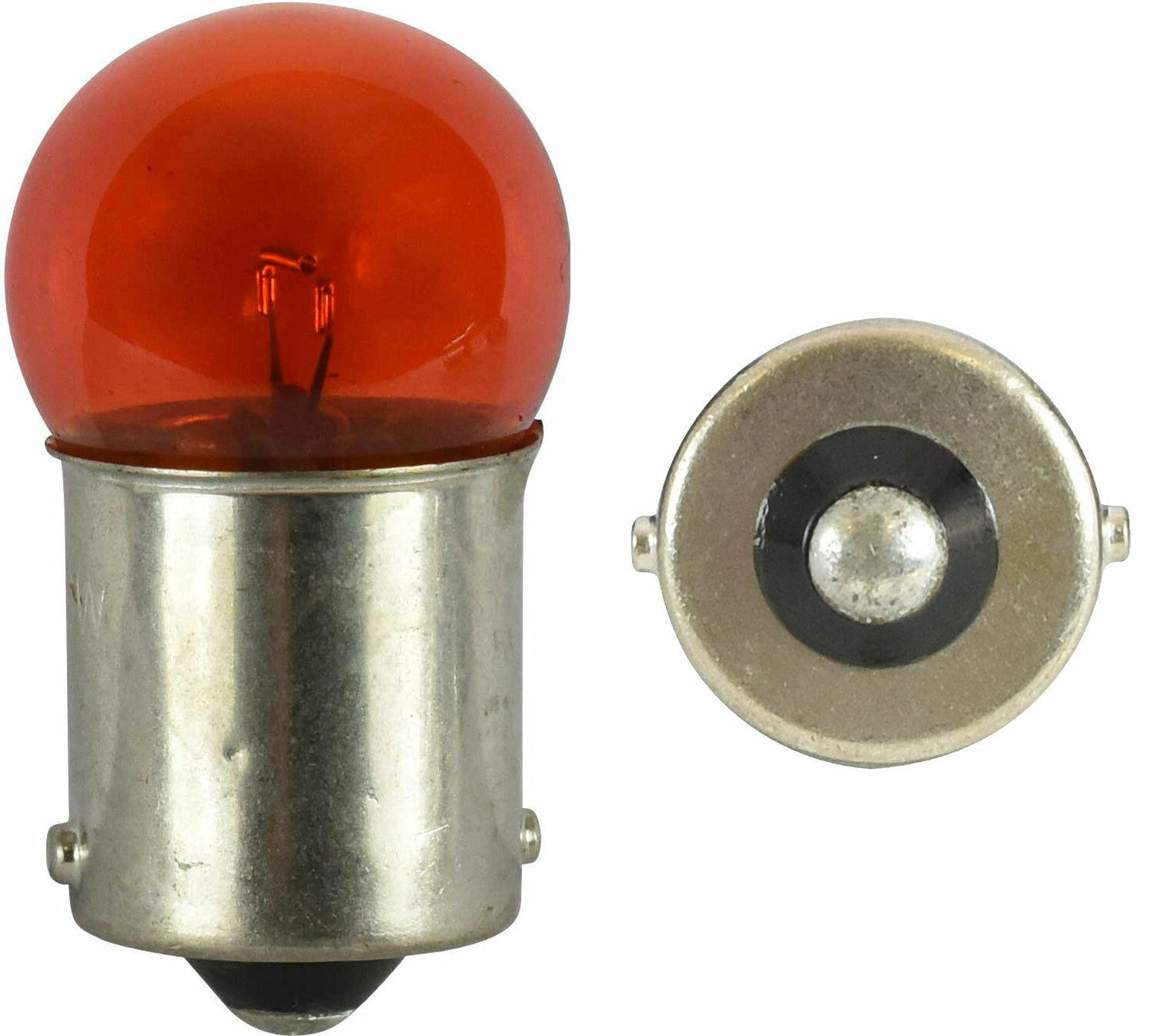 Bulbs BA15s 12v 23w Small Amber Orange Per 10