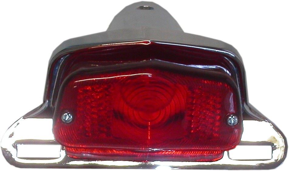 Complete Taillight Lucas With Chrome Bracket