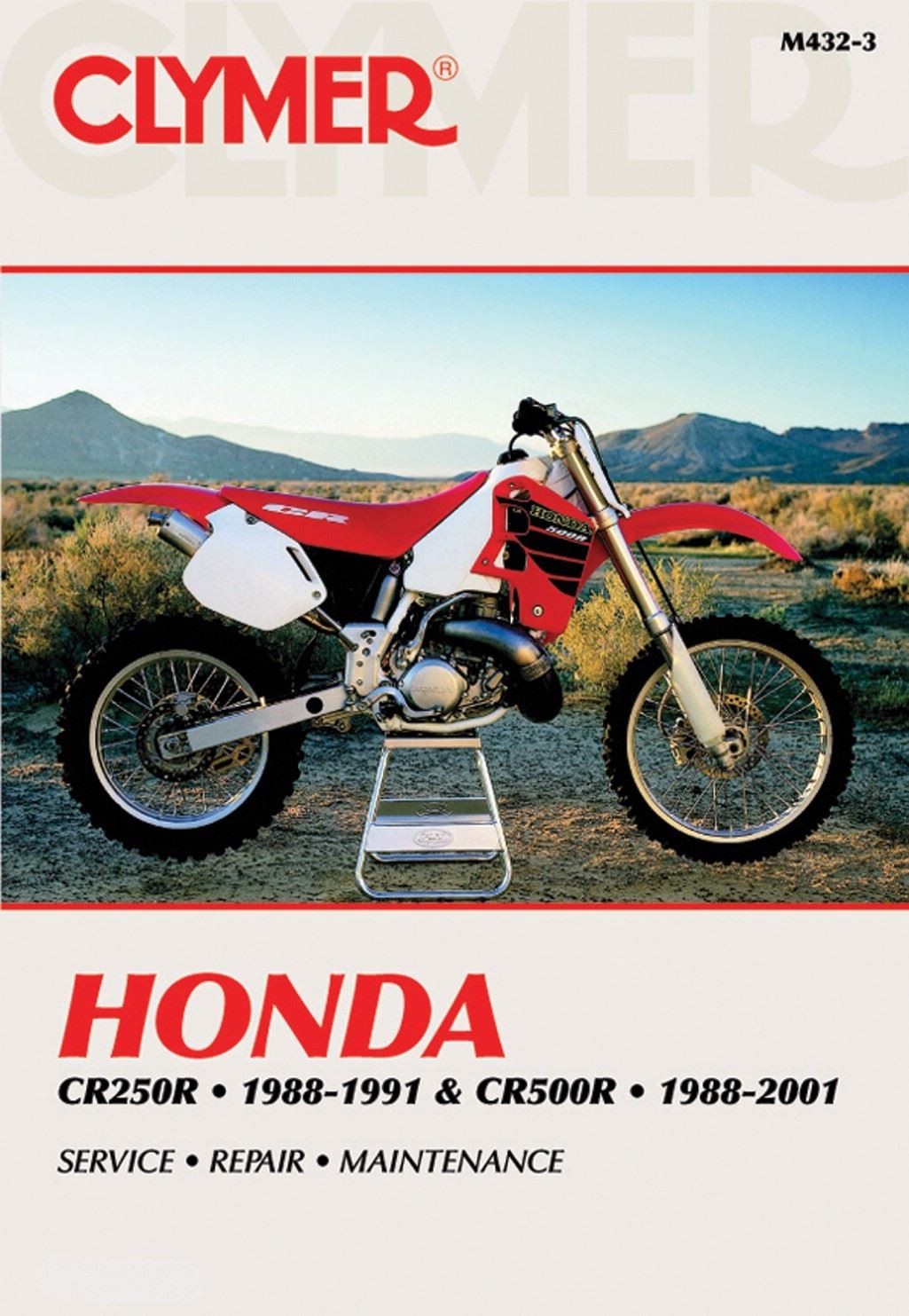 Clymer Manual For Honda CR250R 88-91 & CR500R 88-01