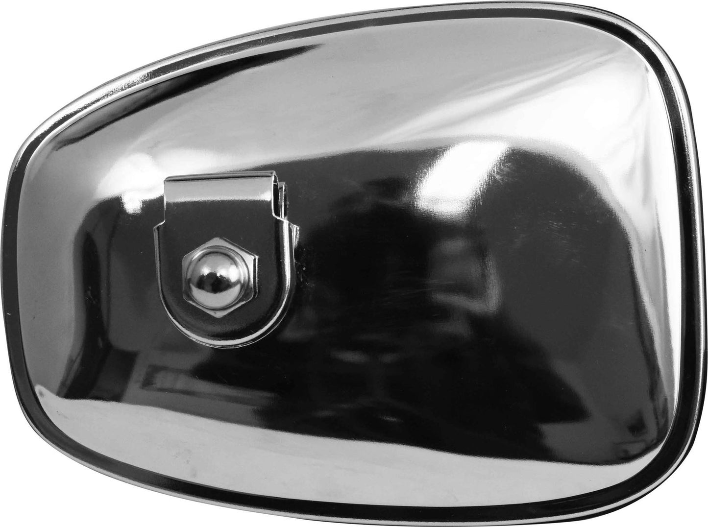 Mirror Left or Right Chrome Square ideal for Lambretta, Vespa (Clamp on the Back)