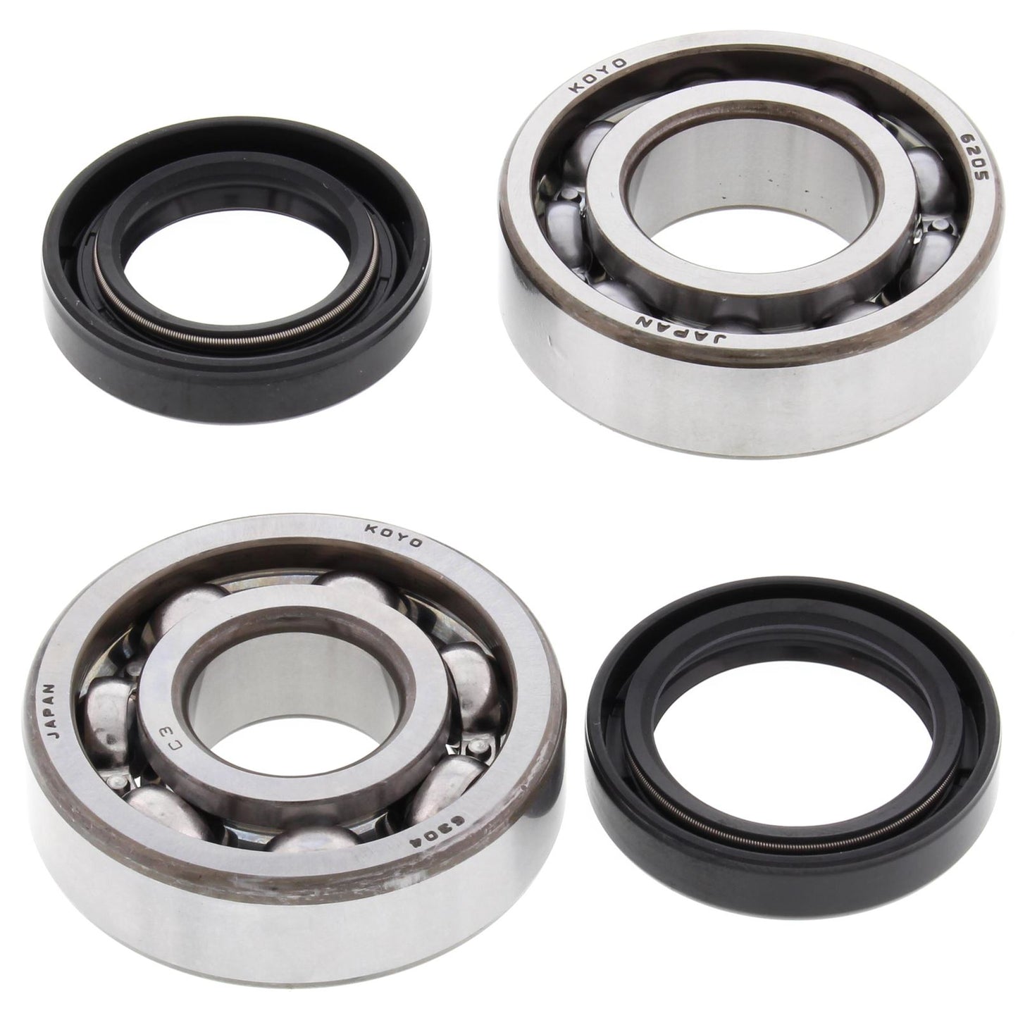 Crank Shaft Bearing Kit Yamaha IT125 80-81, IT175 77-81, MX125 1976, YZ100 76-81, YZ125 76-79, YZ175 1976