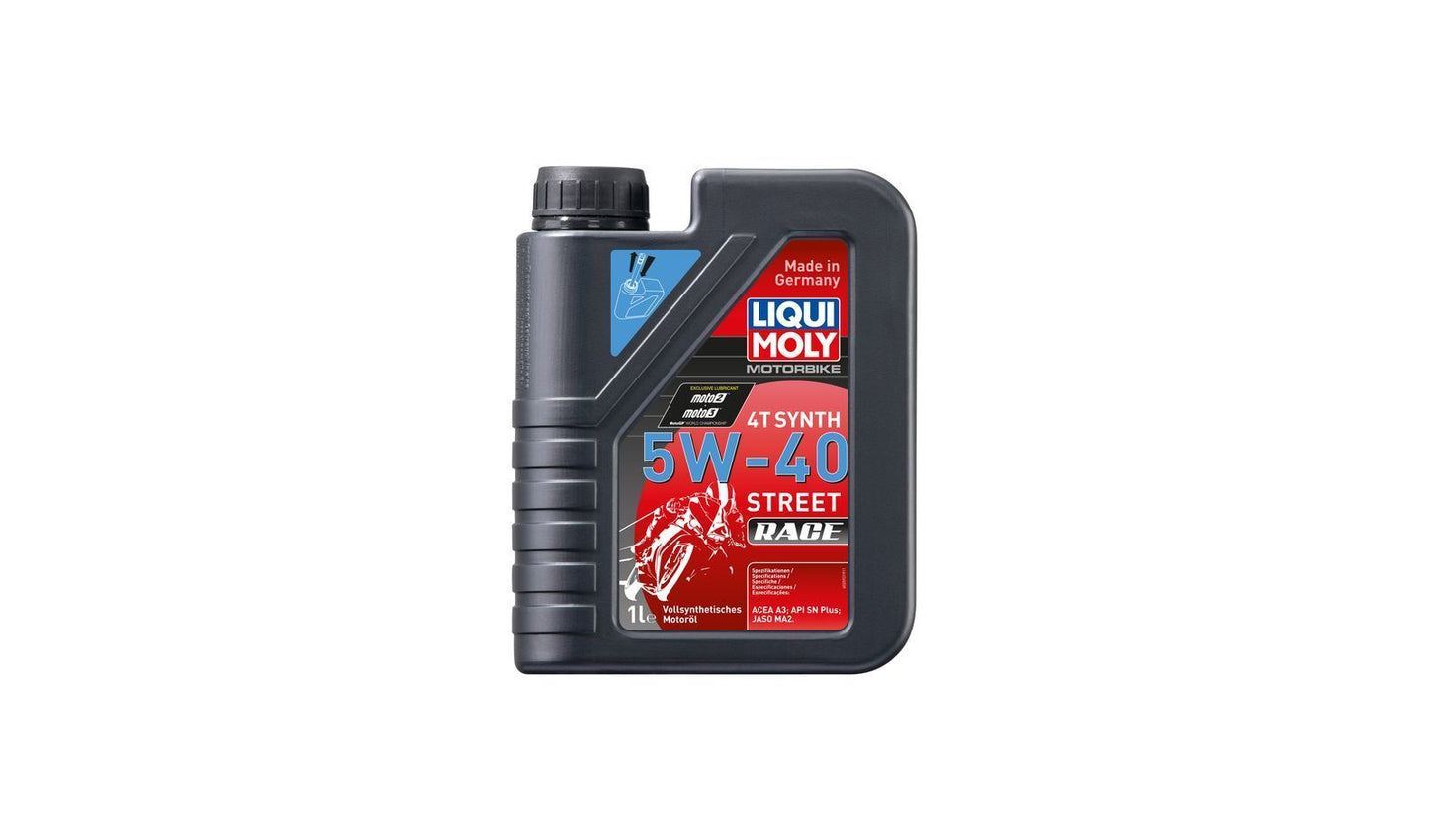 Liqui Moly 4T Motorbike Race 5w40 Street Fully Synthetic Oil 1 Litre