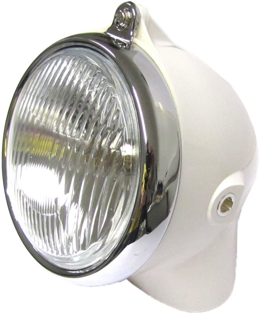 Headlight Round Fits Honda ST50,ST70 White (Each)