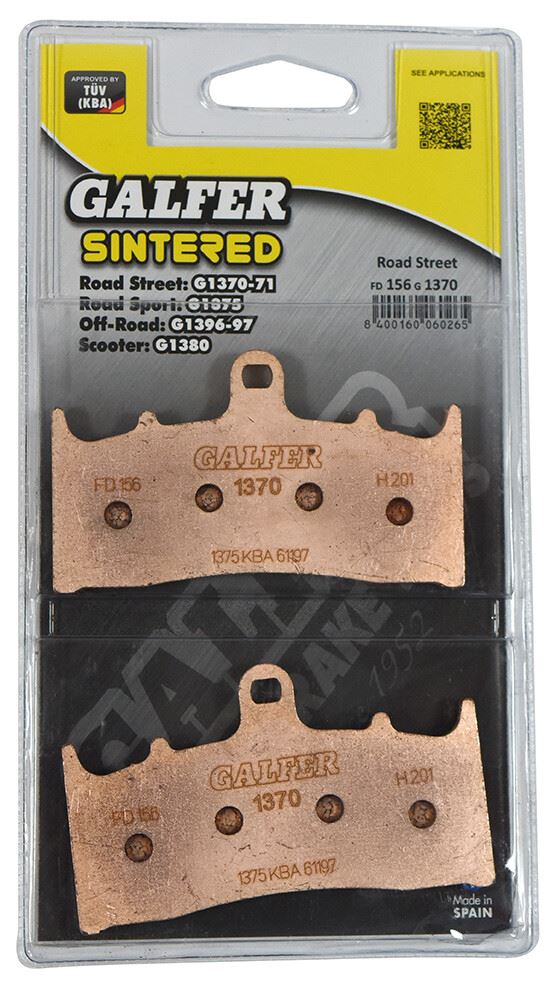 Galfer Brake Pad FD156,AD039,VD349,FA188,FDB873,SBS686