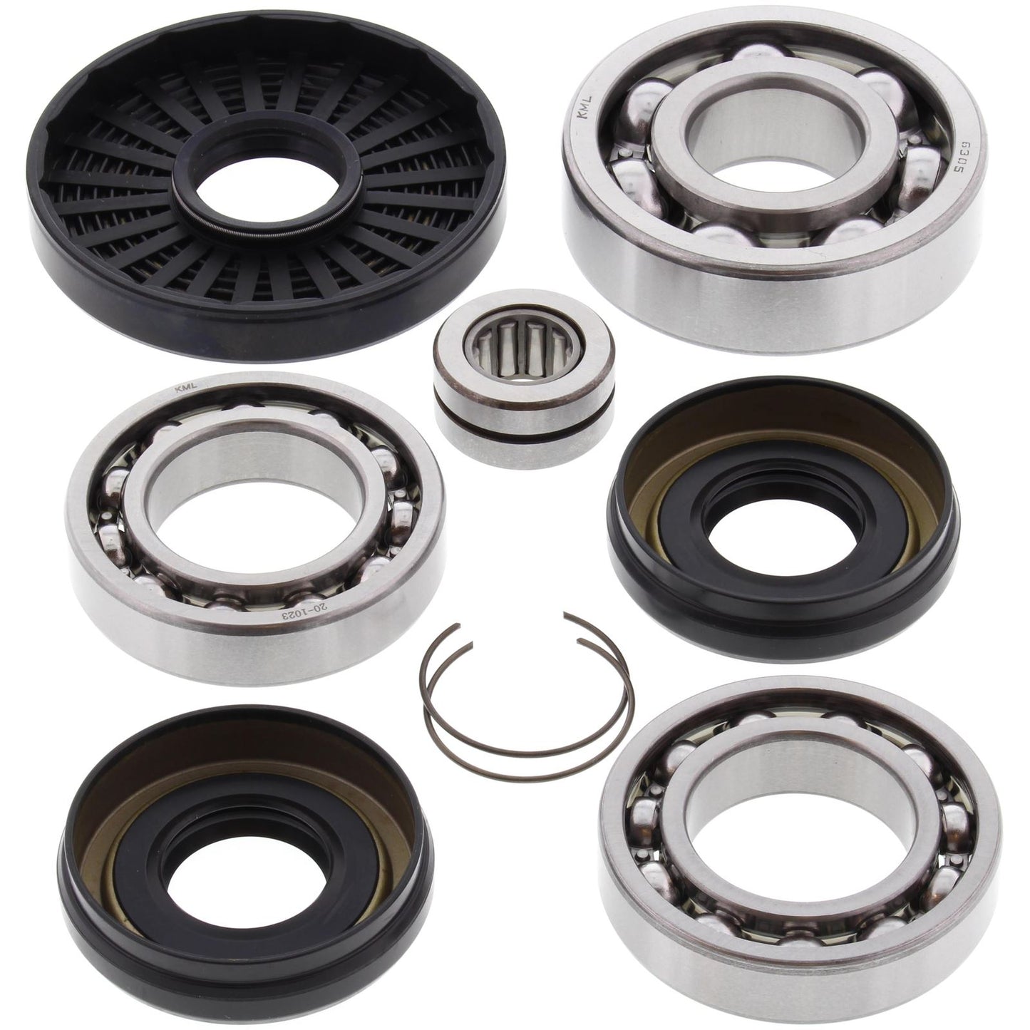 Differential Bearing and Seal Kit Front Kawasaki KVF300A Prairie 4x4 99-02, KVF400A Prairie 4x4 97-98, KVF400C Prairie 4x4 99-02, Mule 610 4x4 05-16, Mule 610 4x4 VIN JK1AFEA1 9B547191 and lower 2009, Mule 610 4x4 VIN JK1AFEA1 9B547192 and above