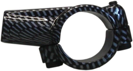 Mirror Clamp 10mm Carbon Universal 1" Handlebar