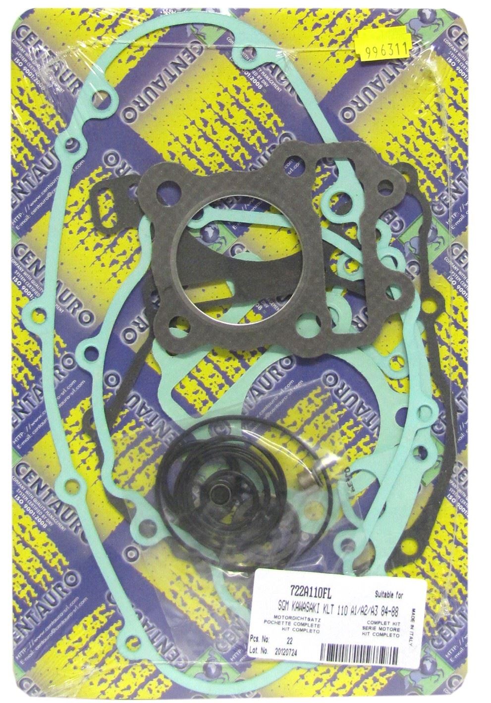 Centauro Full Gasket Set Kawasaki KLF110B2 Mojave 1987-1988