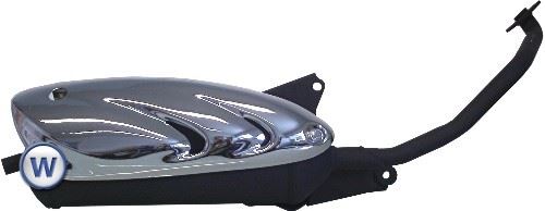 Exhaust Kymco Vivio/Agility125 4T Scooter 01-10