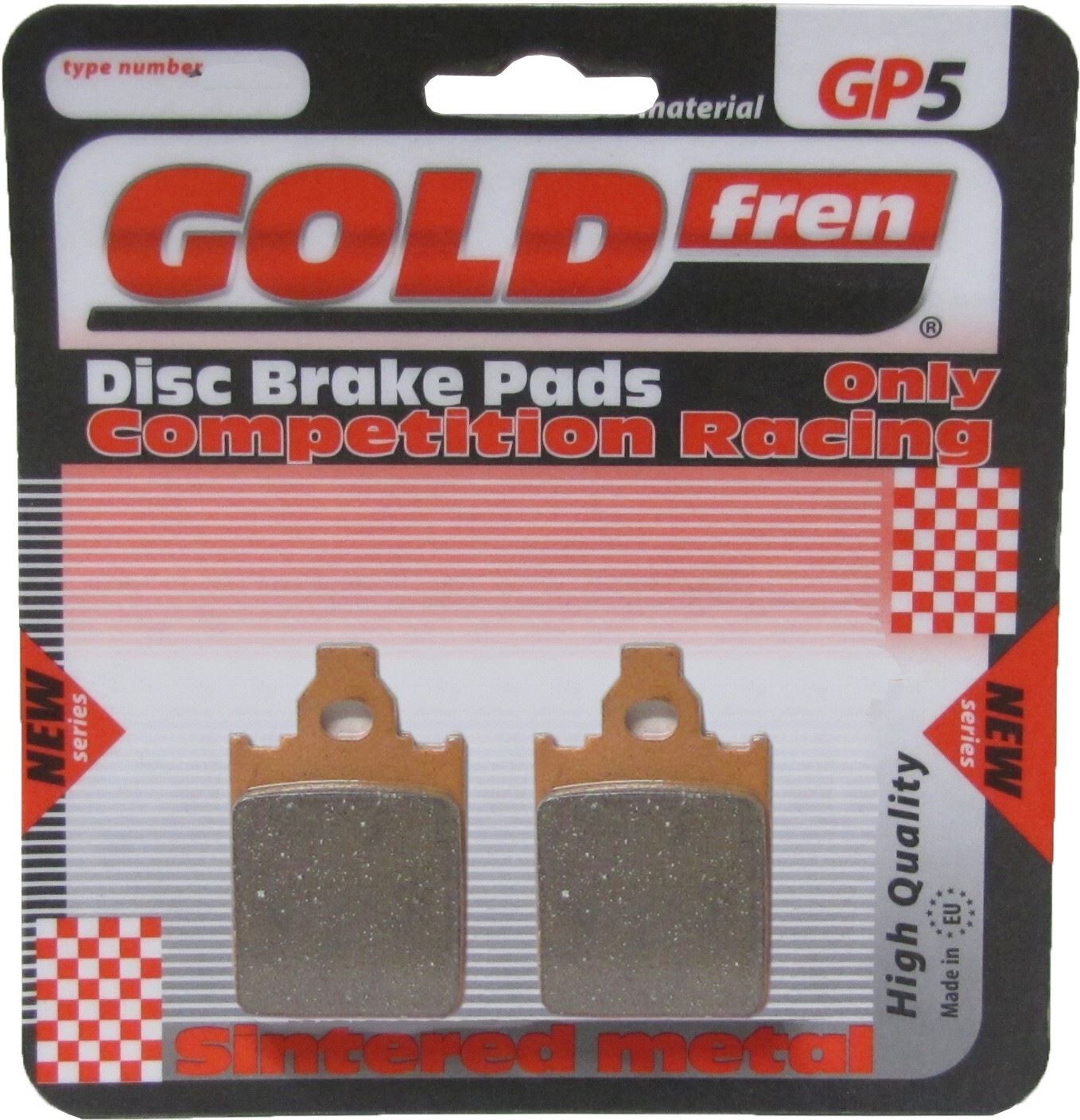 Goldfren Brake Pads GP5-118, VD949, FA186, FDB784, SBS680