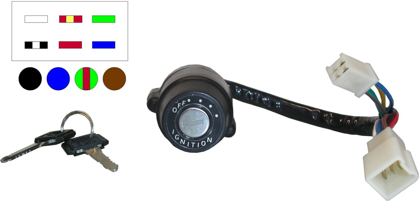Ignition Switch Yamaha RS100, RS125 75-78 (10 Wires)