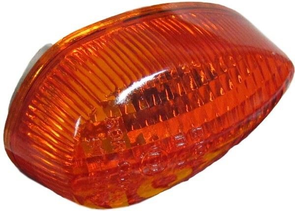 Indicator Lens Yamaha YZF R1 02-08 Front Right & Rear Left (Amber)