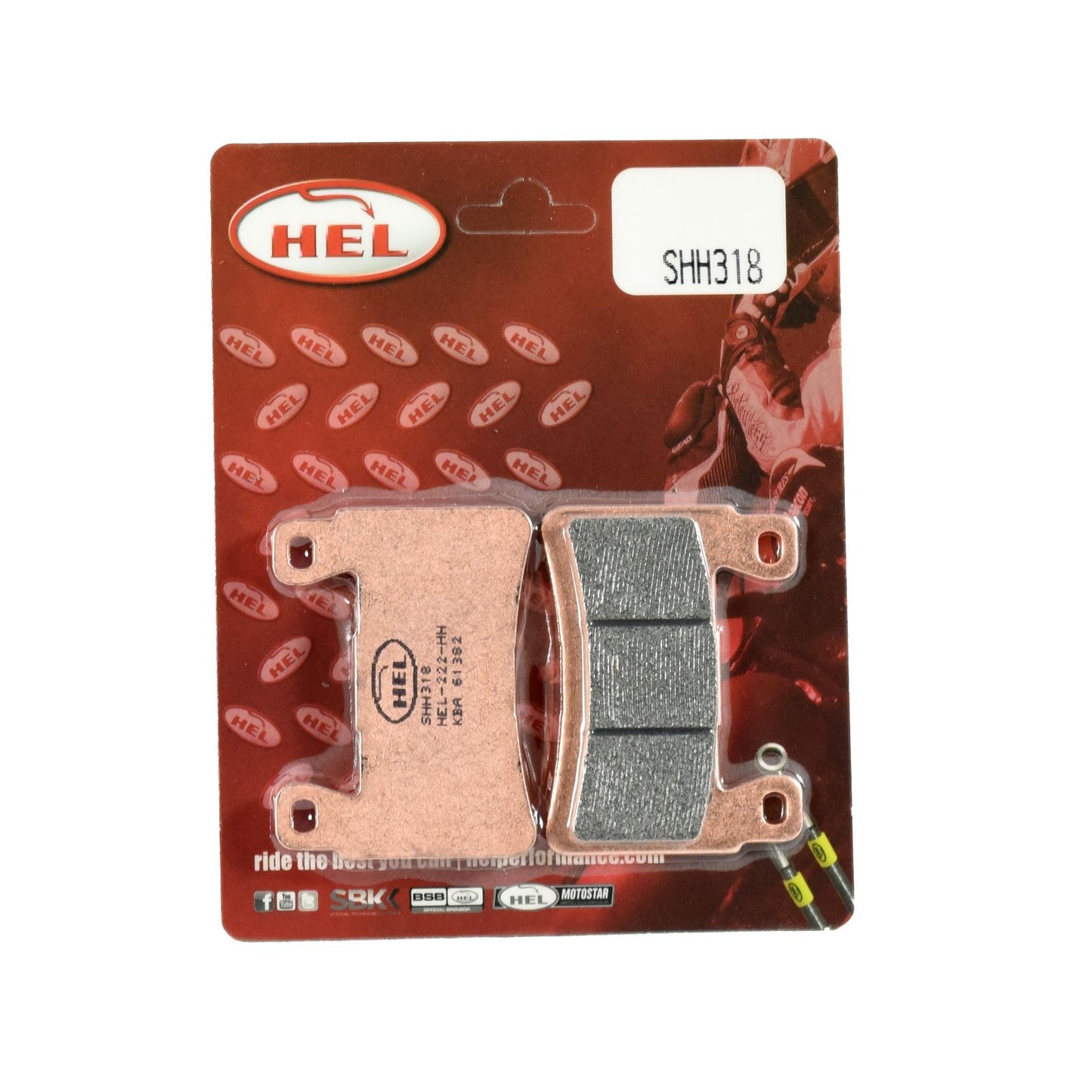 Hel Brake Pad SHH318,AD134,FA265,FA296 High Performance Sports