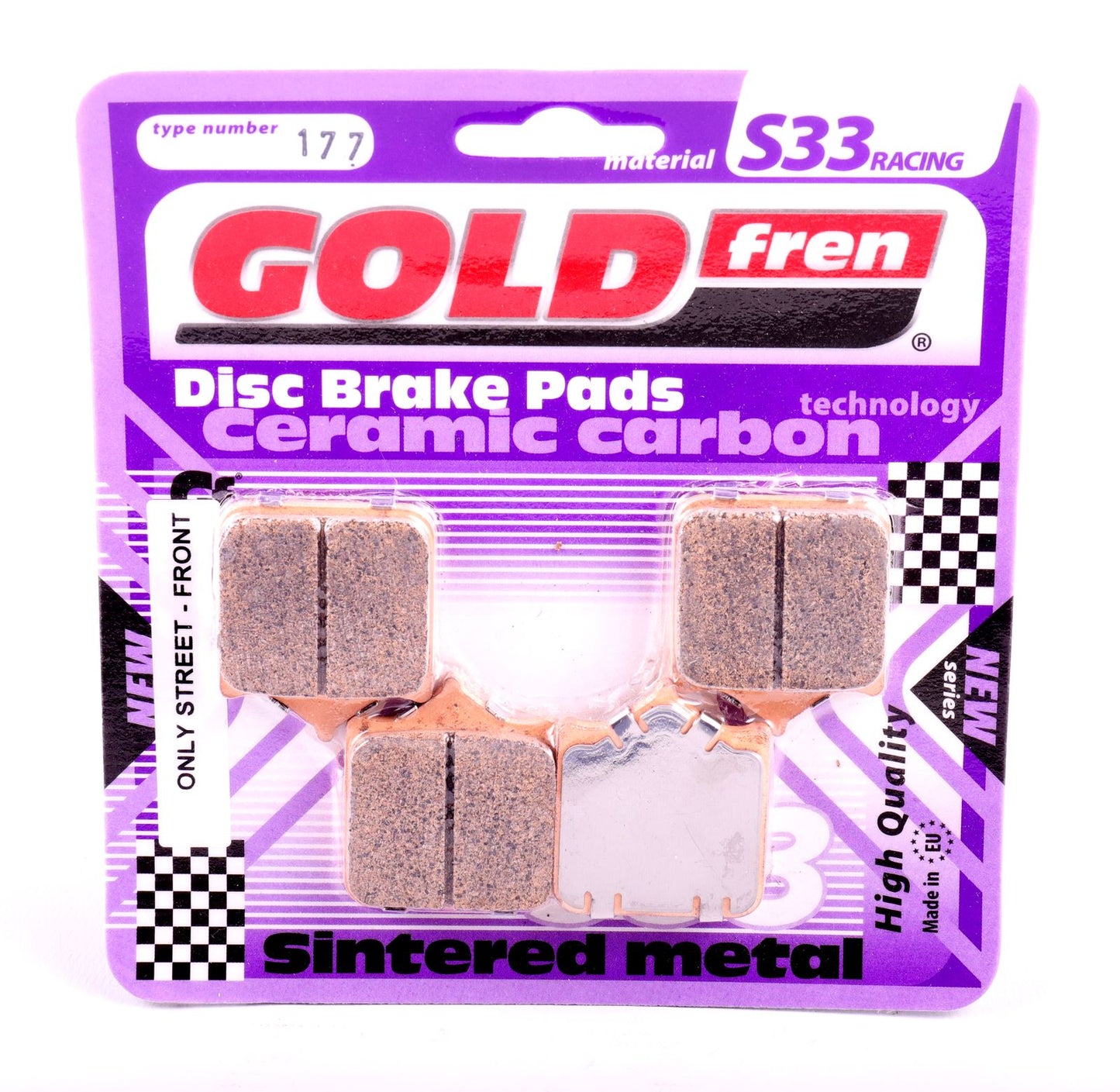 Goldfren Brake Pads S33-177, FA322, VD986, SBS762, FDB2120