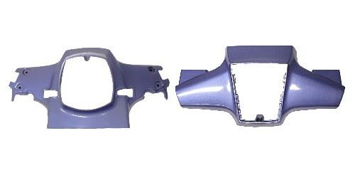 Handlebar Covers Honda C90 Cub Top & Bottom Blue