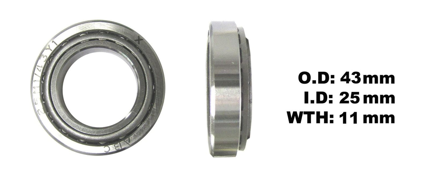Taper Bearing 25 x 43 x 11.1