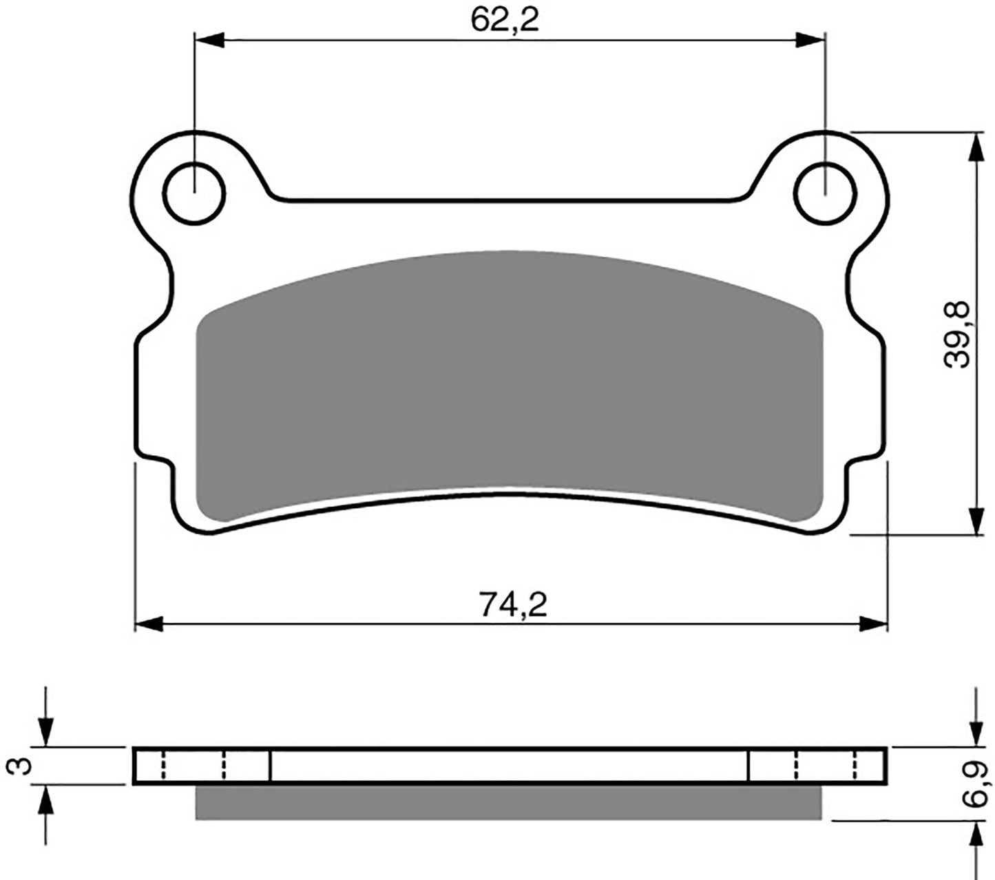 Goldfren Brake Pads AD180, VD938, FA164, SBS636