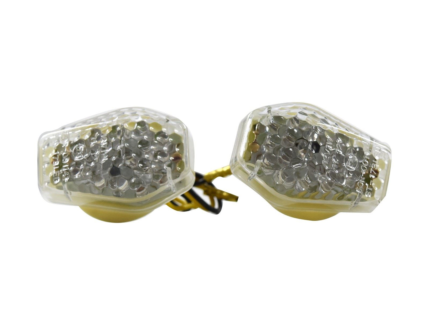 Complete Indicator LED Flush Mount Fairing For Suzuki (Clear) (Pair)