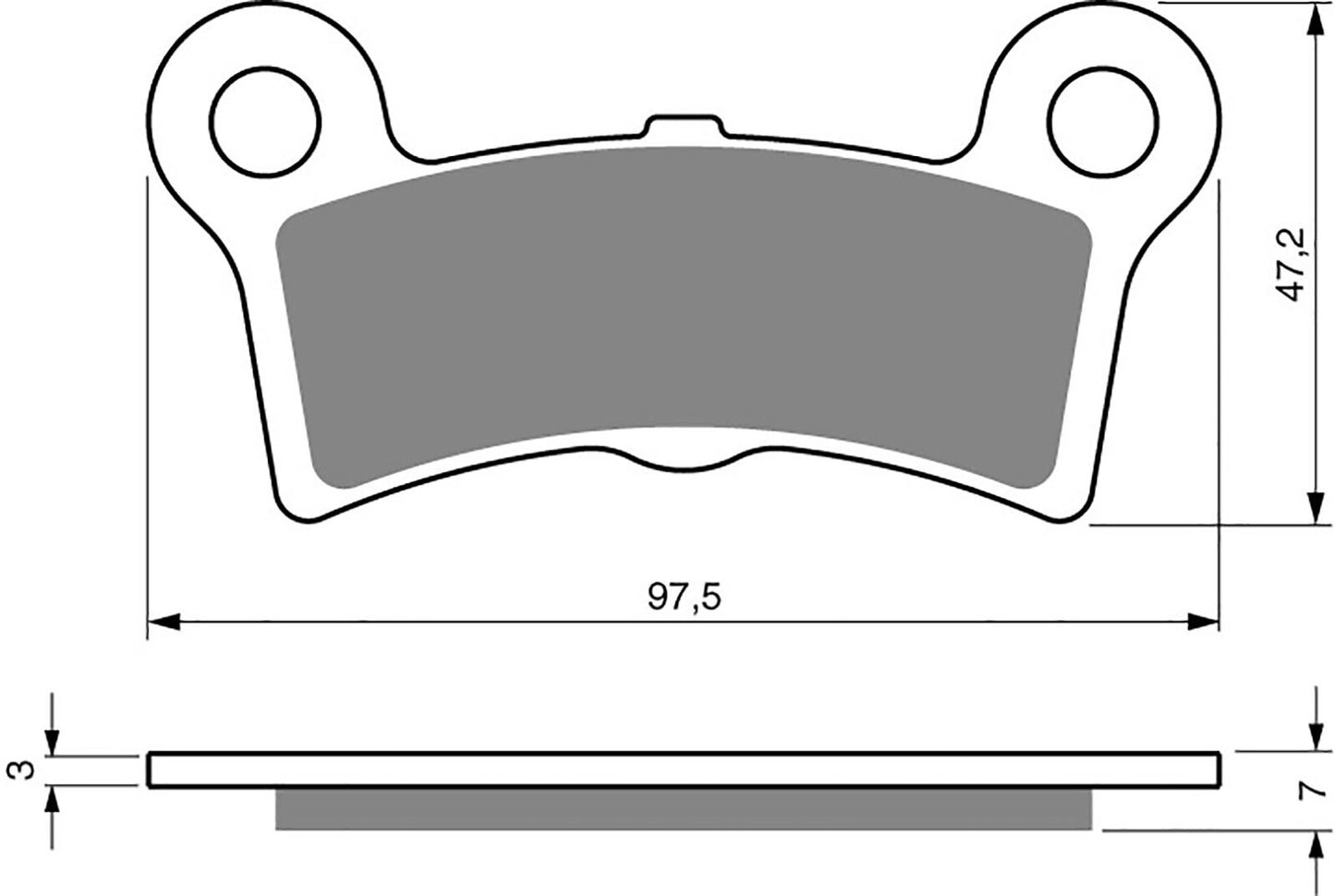 Goldfren Brake Pads AD354, FA605/4