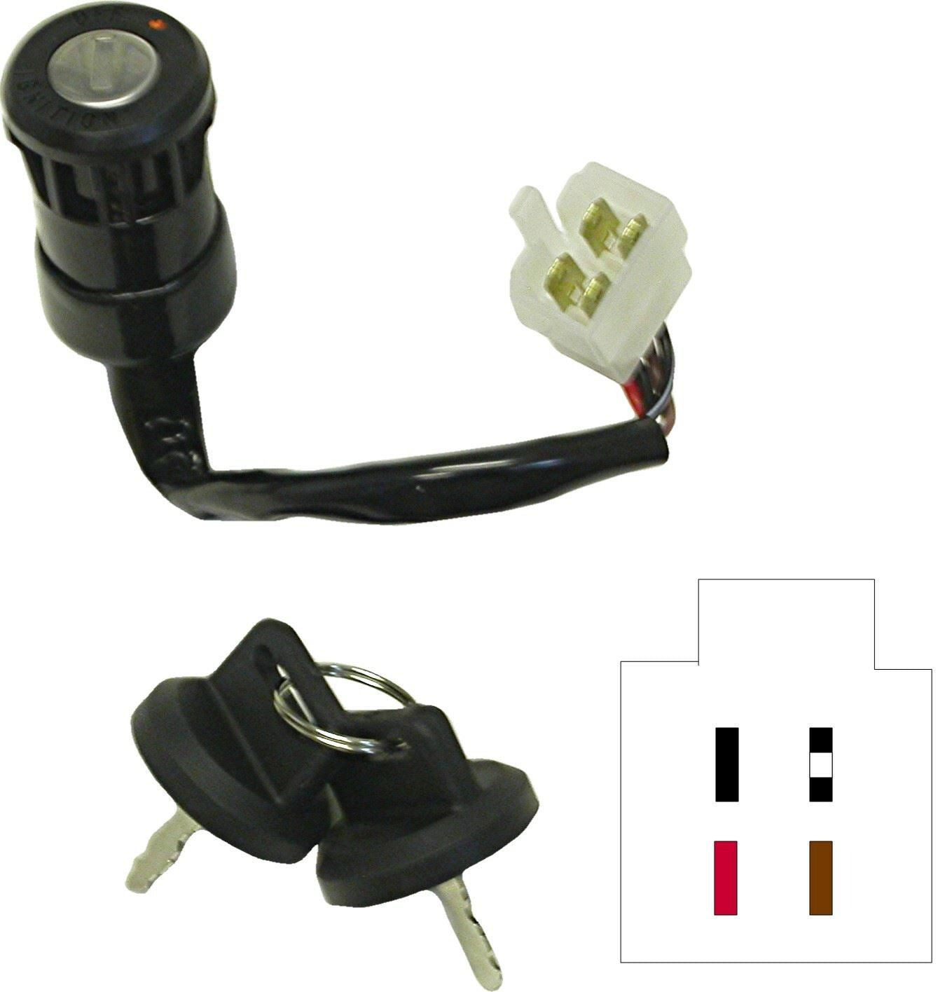 Ignition Switch Aeon, Eton 4 Wires