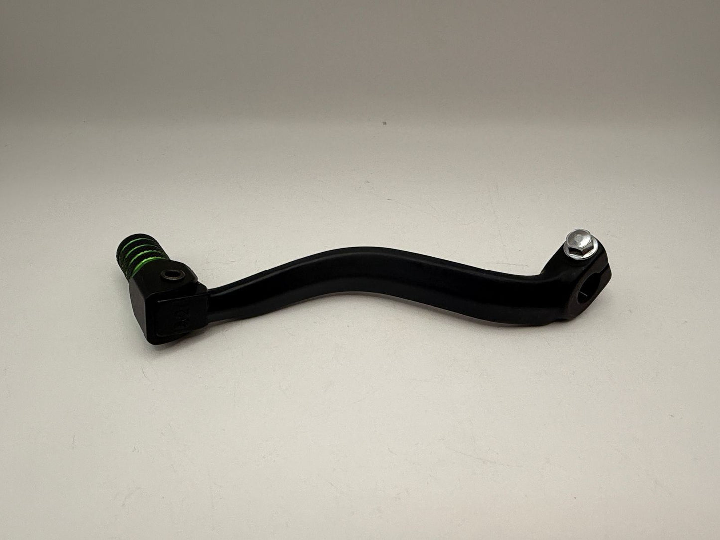 Gear Lever Alloy Black with Green Tip Kawasaki KX80 81-00, KX85 01-20, KX125 83-93, KX250 83-93