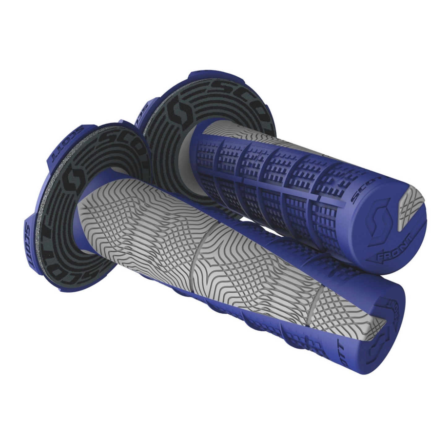 SCOTT MX DEUCE GRIPS 22/25mm Blue/Grey