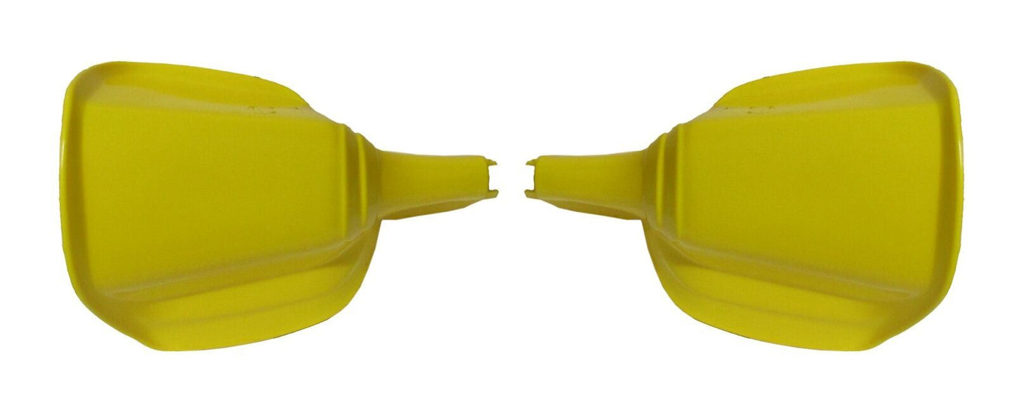 Hand Guards Disc Yellow (Pair)