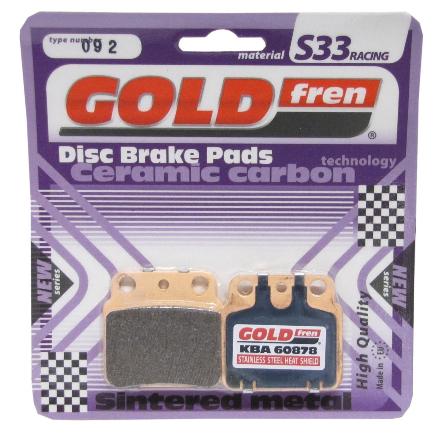 Goldfren Brake Pads S33-092, VD341, FA137, FDB2016, SBS649