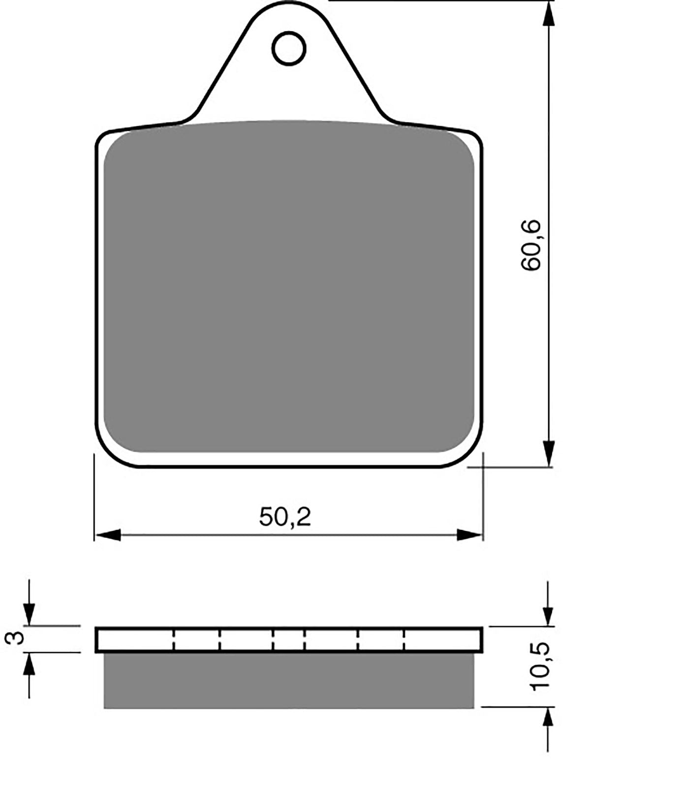 Goldfren Brake Pads AD236, FA273, SBS756, FDB2135, Polaris Big Boss400,