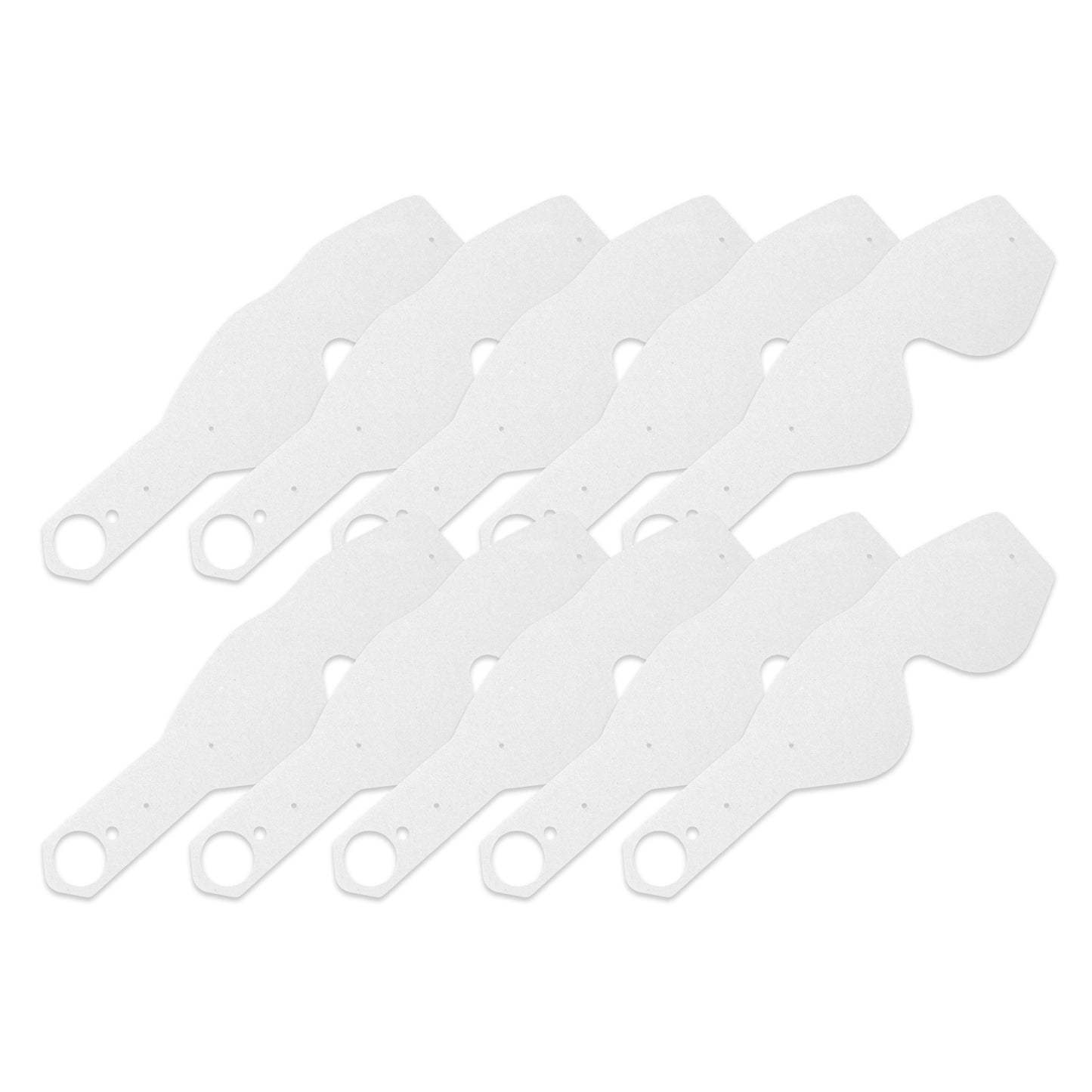 PROGRIP GOGGLES TEAROFFS PK/10, RNR PRO GRIP PATTERN