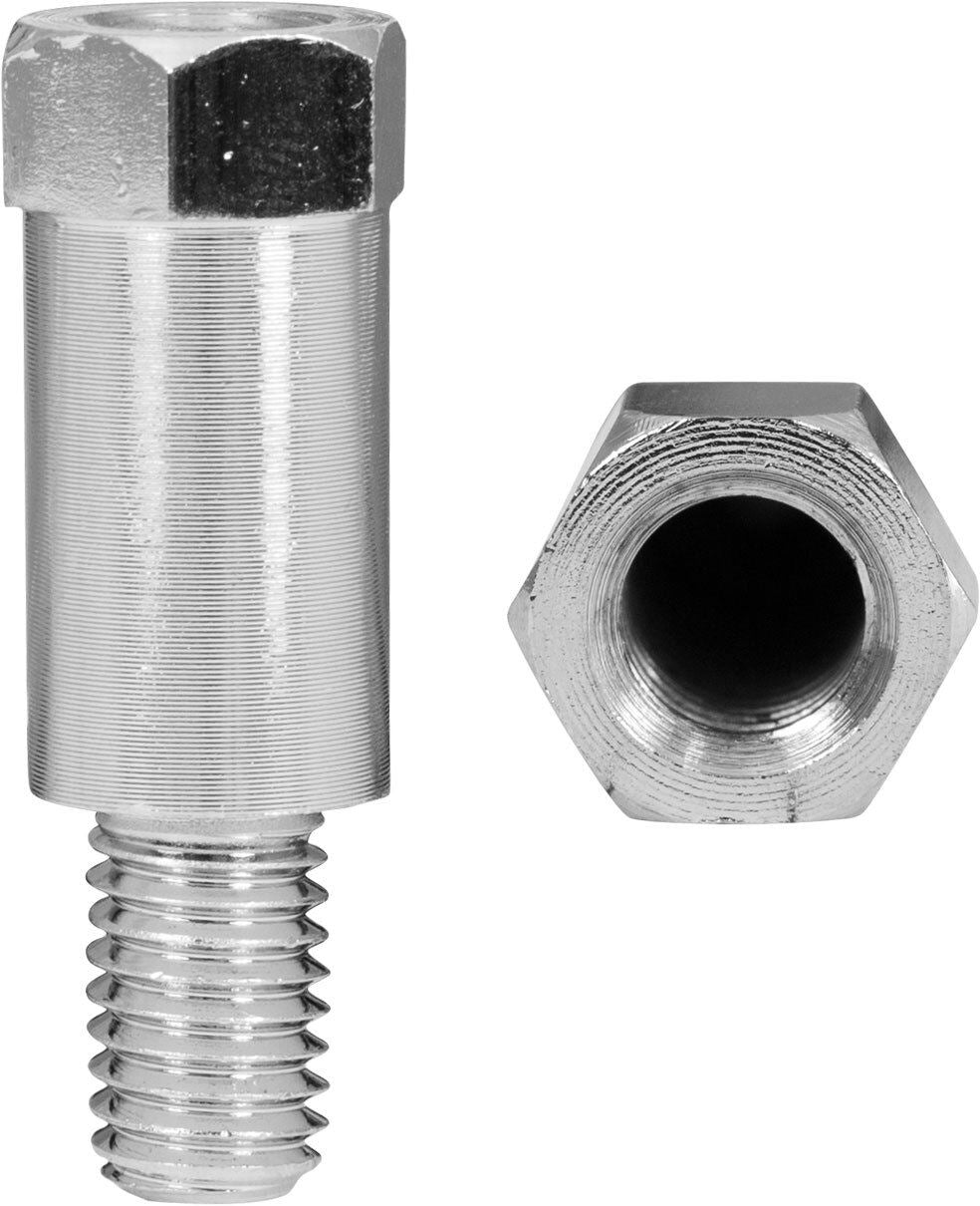 Mirror Adaptor Chrome 8mm Yamaha Internal Thread to 8mm External Thread