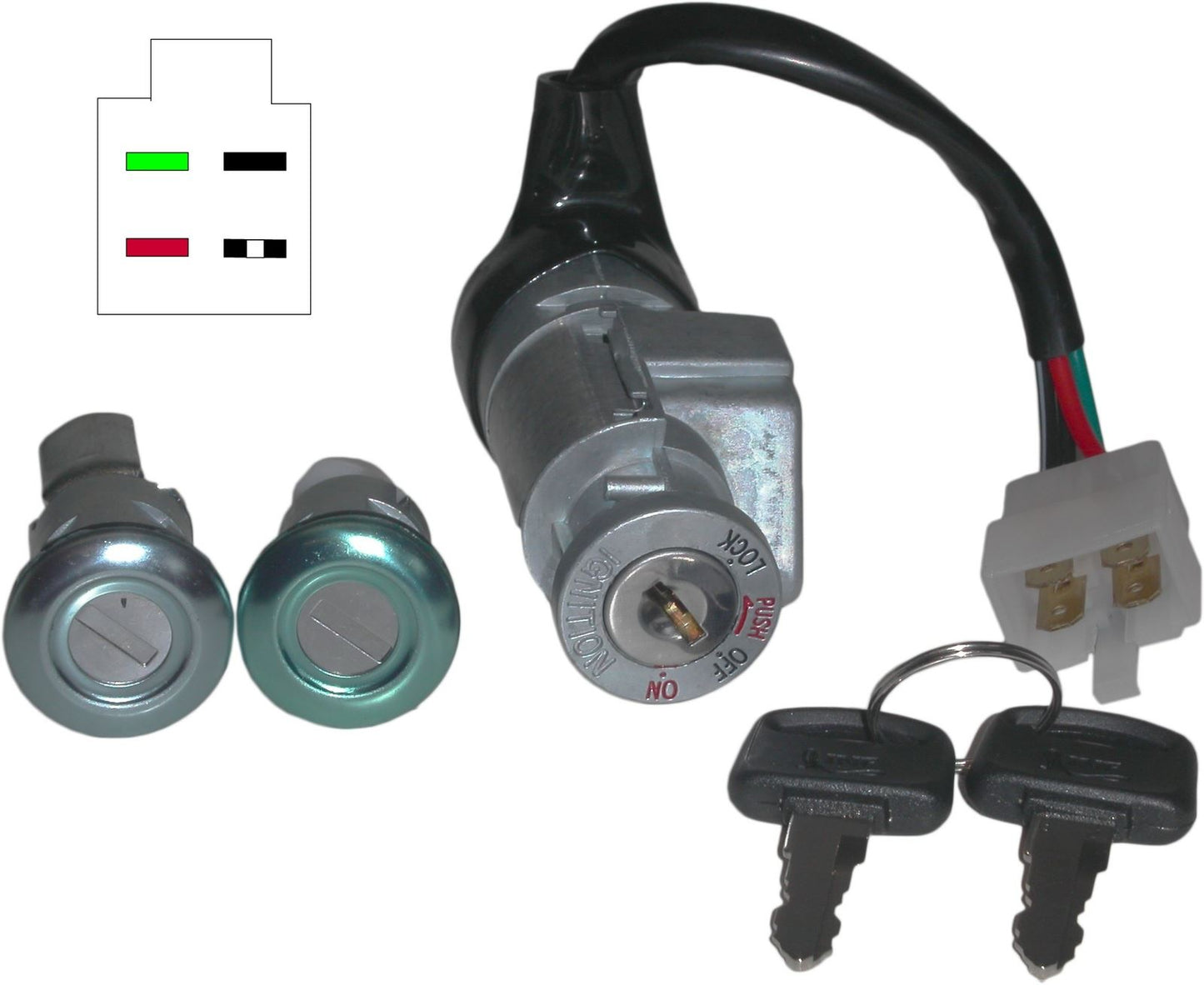 Ignition Switch Honda Vision Met-in & Seat Lock 88-95 (4Wire)