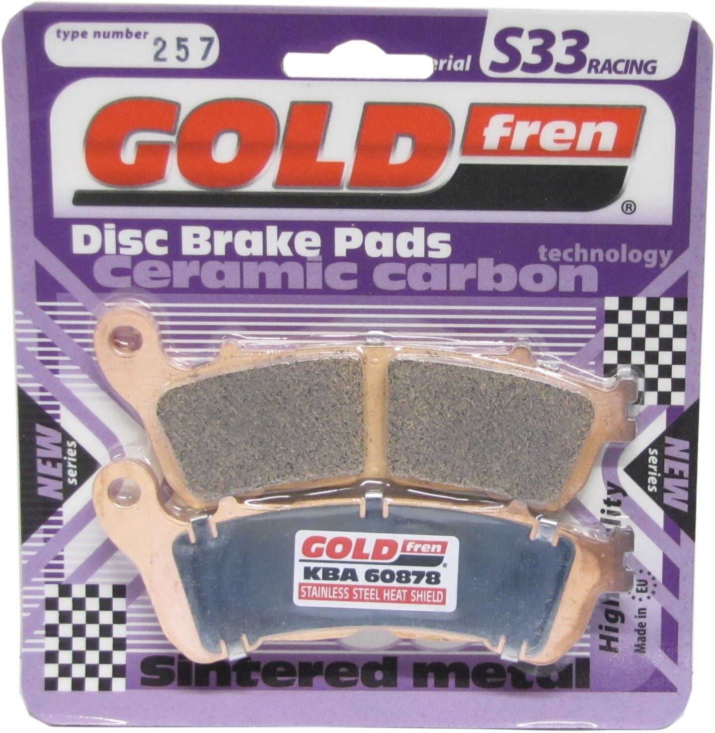 Goldfren Brake Pads S33-257 FA388, VD172, DB2196, DP954