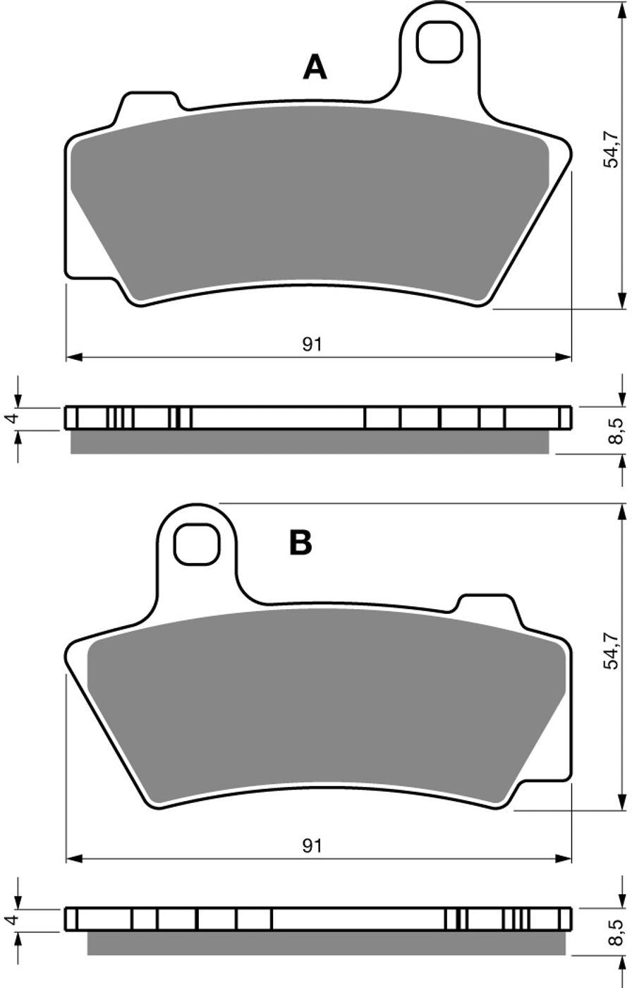 Goldfren AD443 BMW R18 1800 2021-2024 Rear