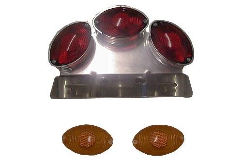 Complete Taillight Three Mini Cateye