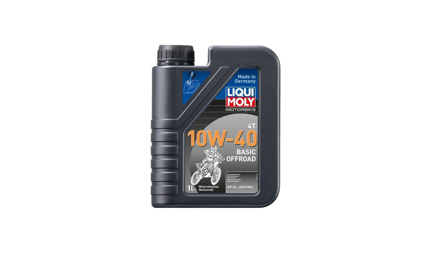 Liqui Moly 4T Motorbike 10w40 Basic Off Road Mineral Oil 1 Litre