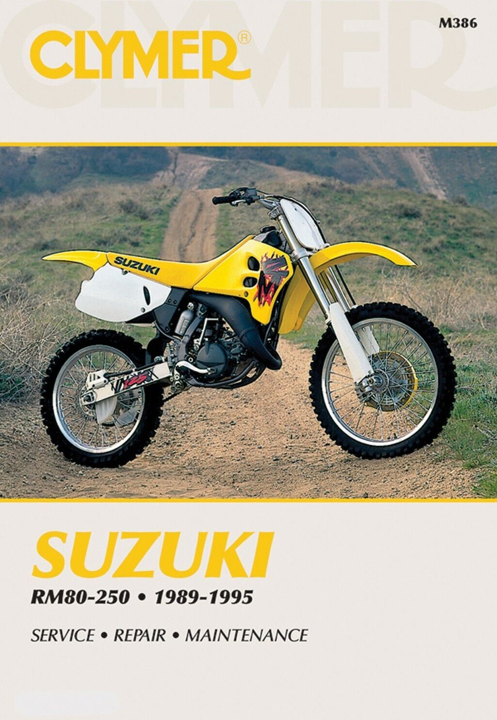 Clymer Manual For Suzuki RM80-250 89-95