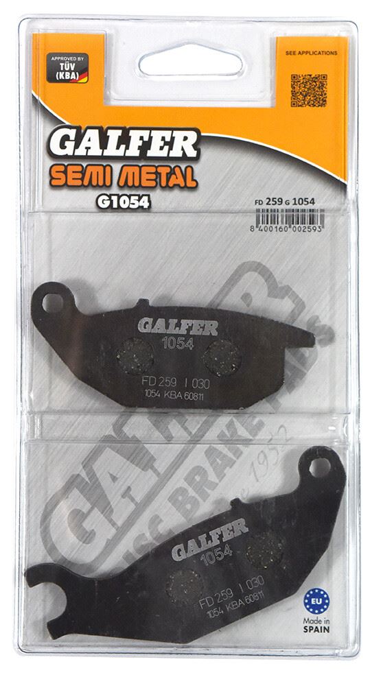 Galfer Brake Pad FD259,AD221,FA343,SBS784,FDB2143,DP129